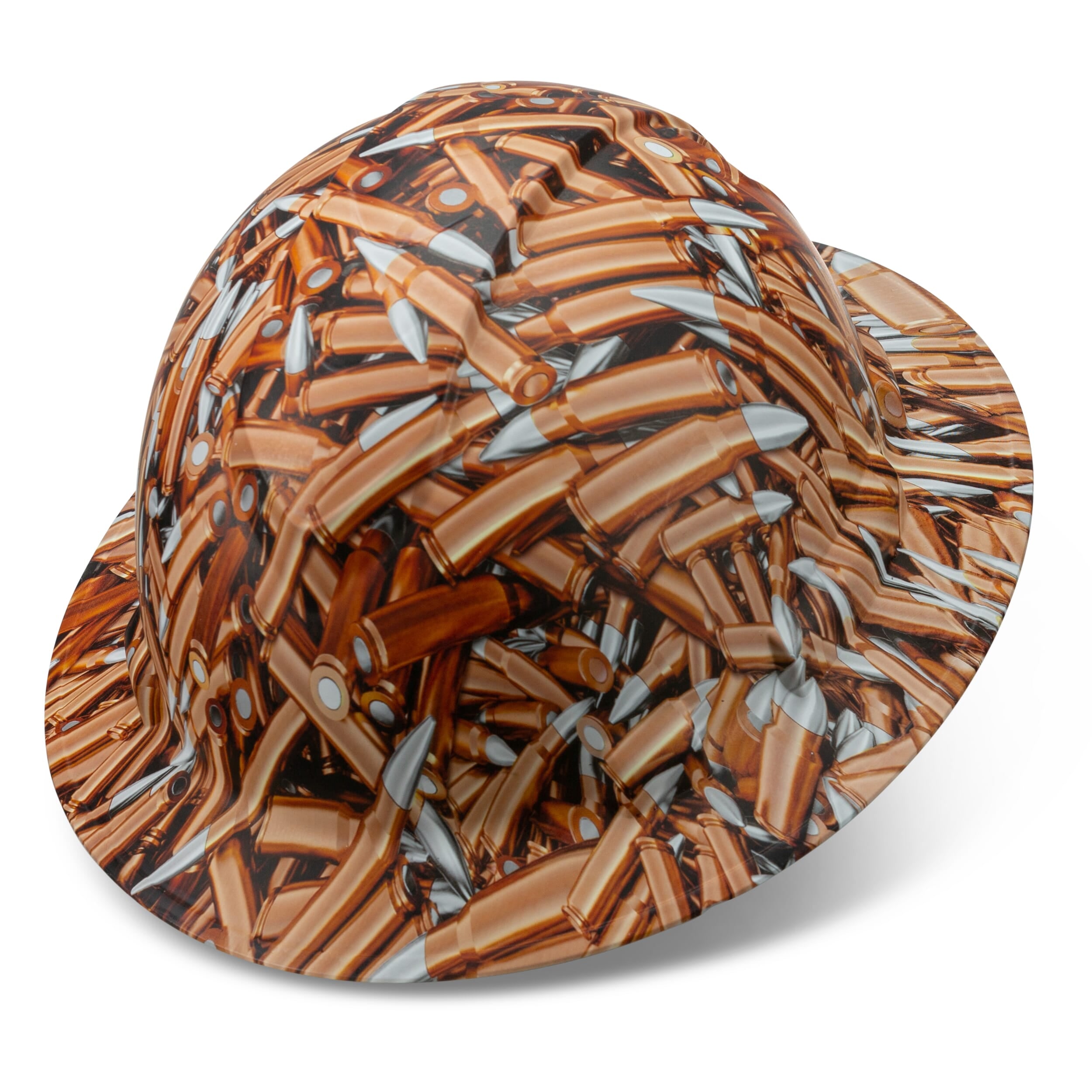Full Brim Pyramex Hard Hat, Custom Pocket Full Of Shells Design, Safety Helmet, 6 Point
