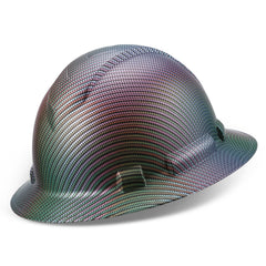 Full Brim Pyramex Hard Hat, Custom Color Weave Design, Safety Helmet, 6 Point