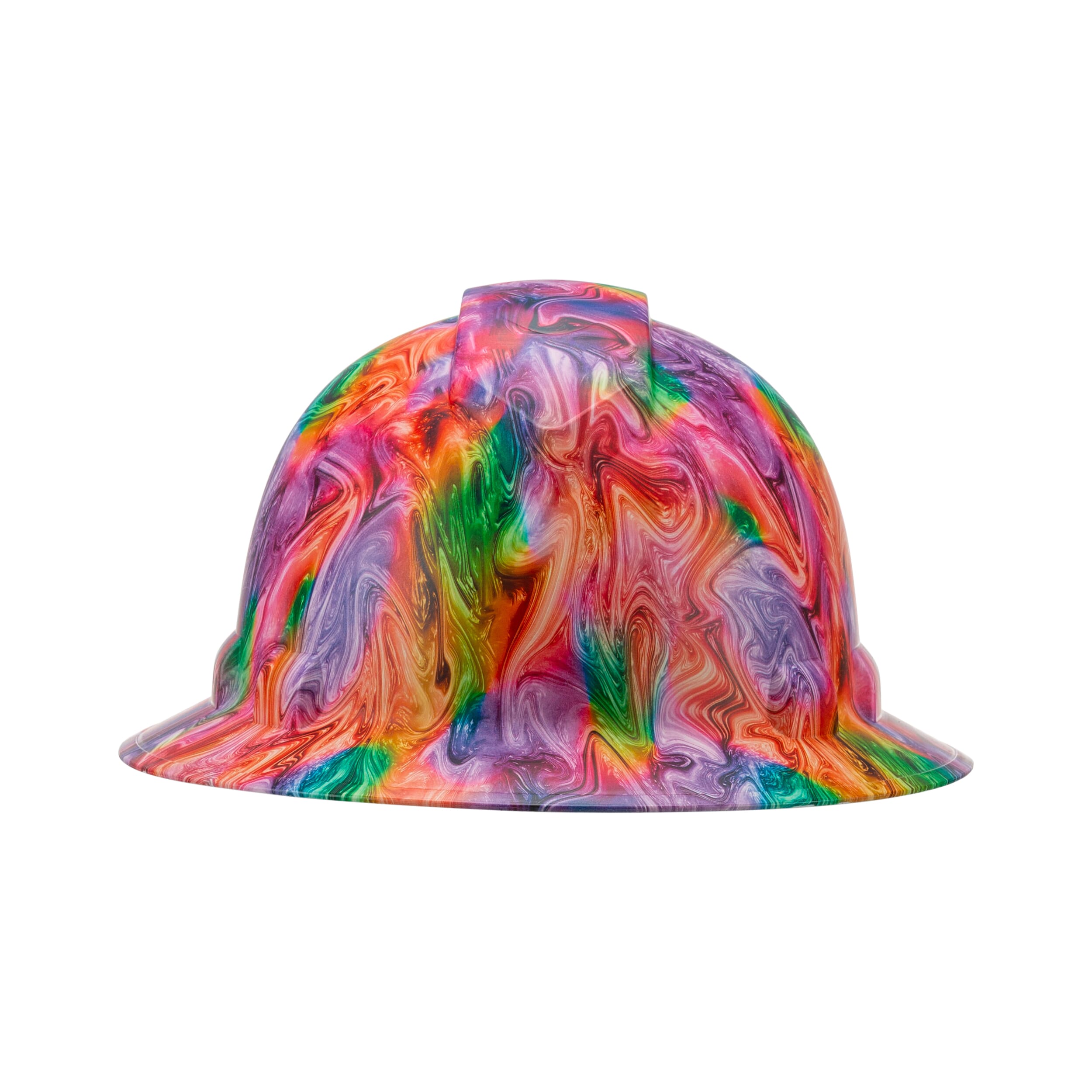 Full Brim Pyramex Hard Hat, Custom Hard Candy Design, Safety Helmet, 6 Point