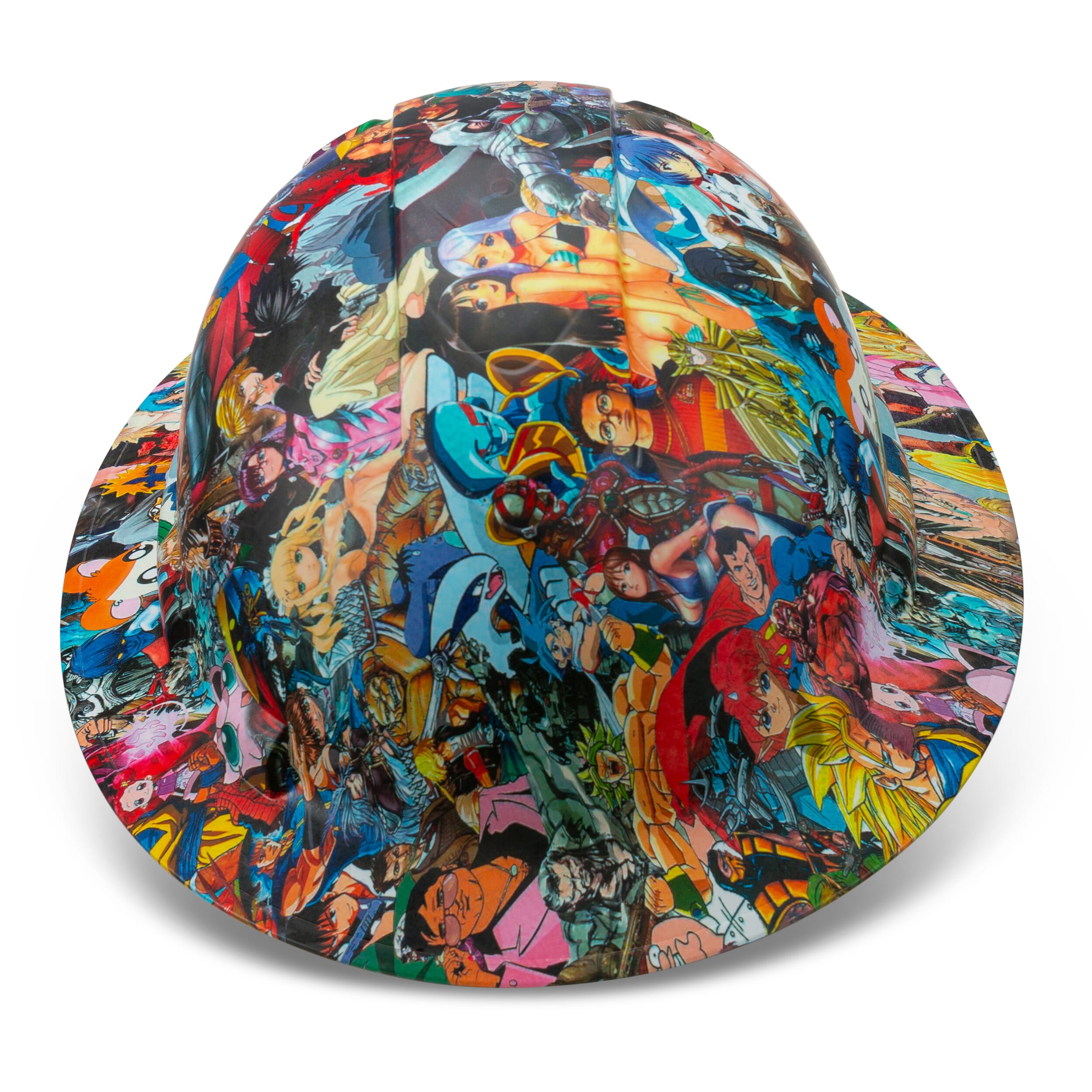 Full Brim Pyramex Hard Hat, Custom Cartoons And Character Design, Safety Helmet, 6 Point