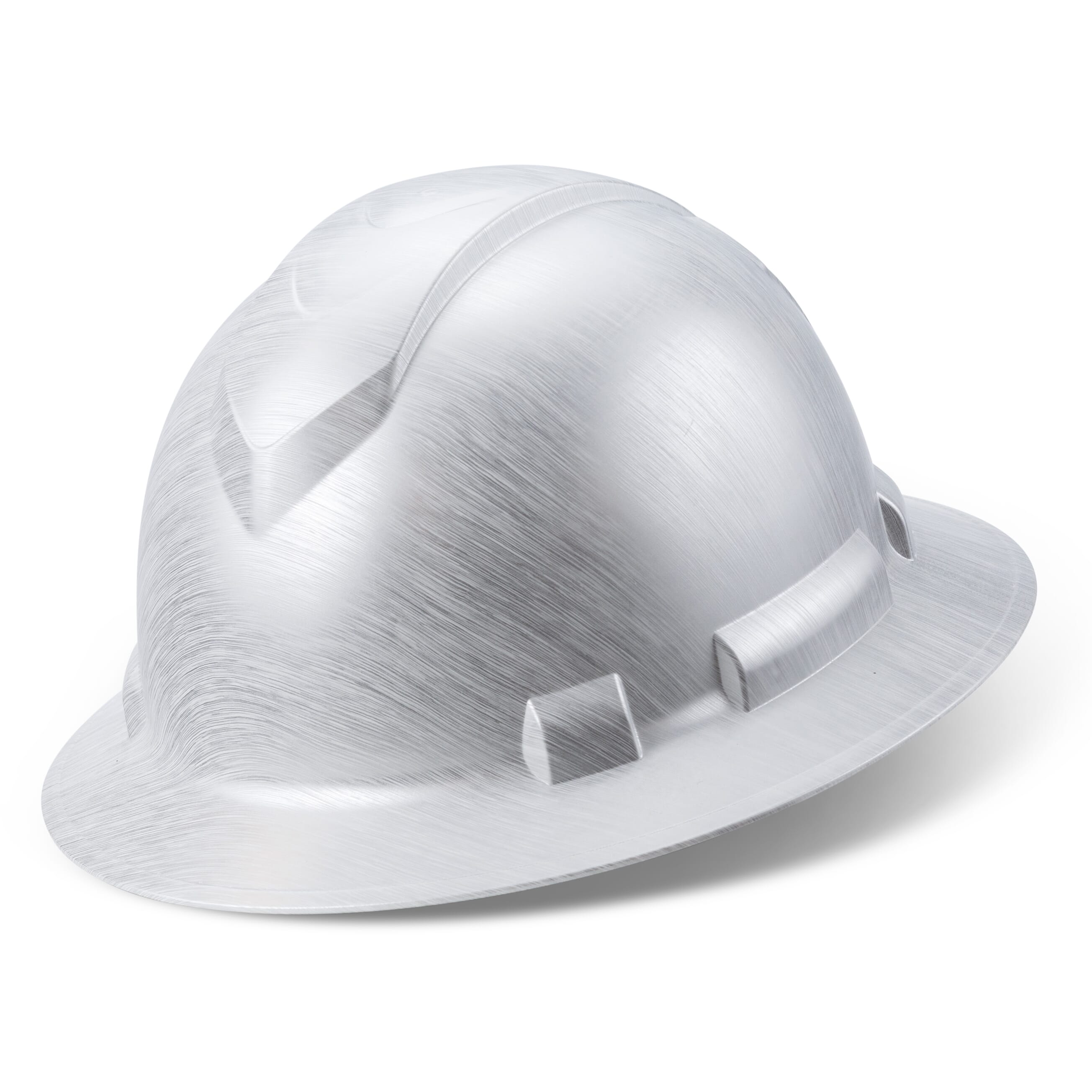 Full Brim Pyramex Hard Hat, Custom Arctic Etching Design, Safety Helmet, 6 Point