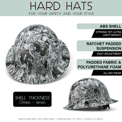 Full Brim Pyramex Hard Hat, Custom Money And Honeys Design, Safety Helmet, 6 Point