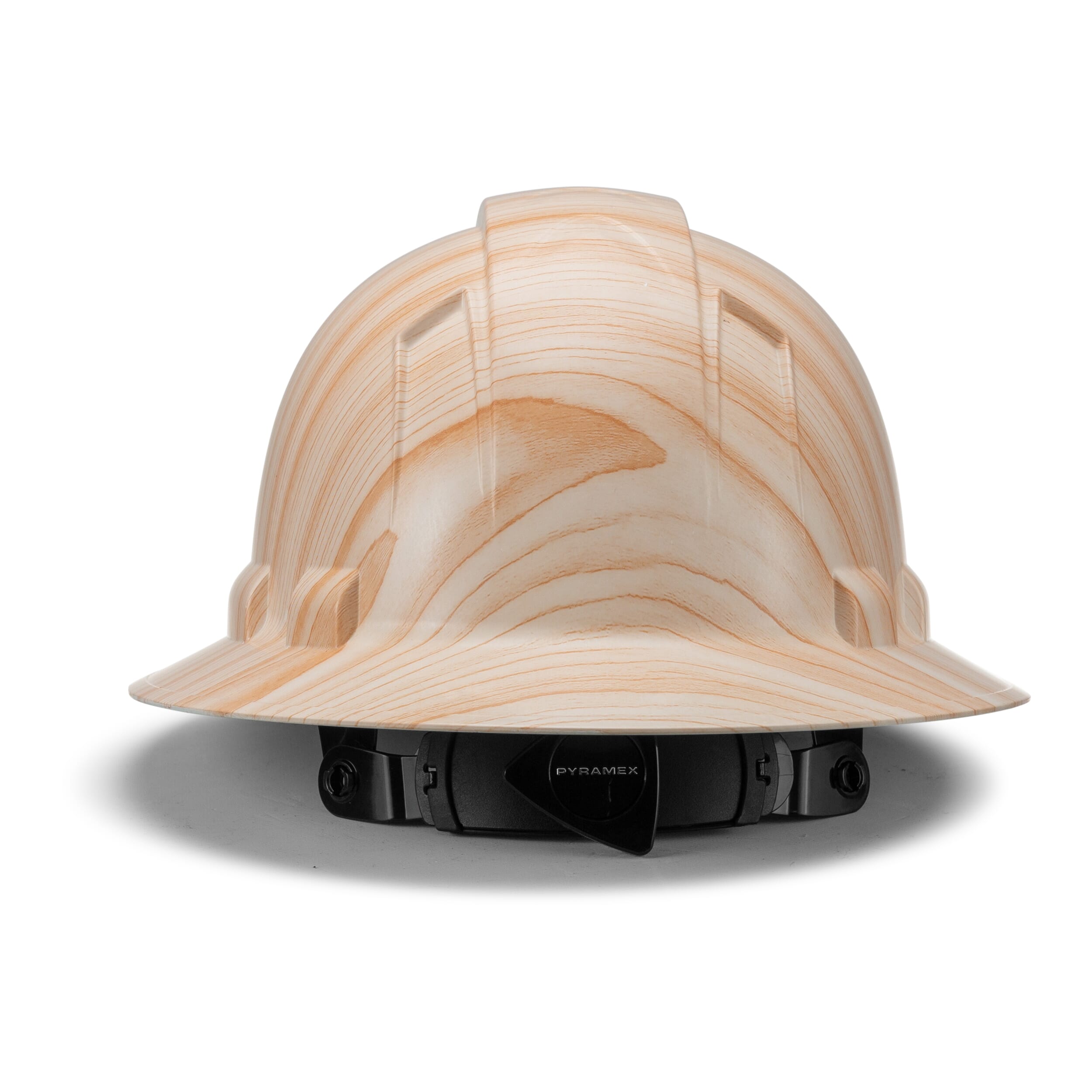 Full Brim Pyramex Hard Hat, Custom Sawdust Maverick Design, Safety Helmet, 6 Point