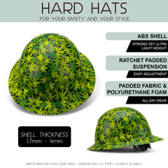 Full Brim Pyramex Hard Hat, Custom Head High, White Hat Design, Safety Helmet, 6 Point
